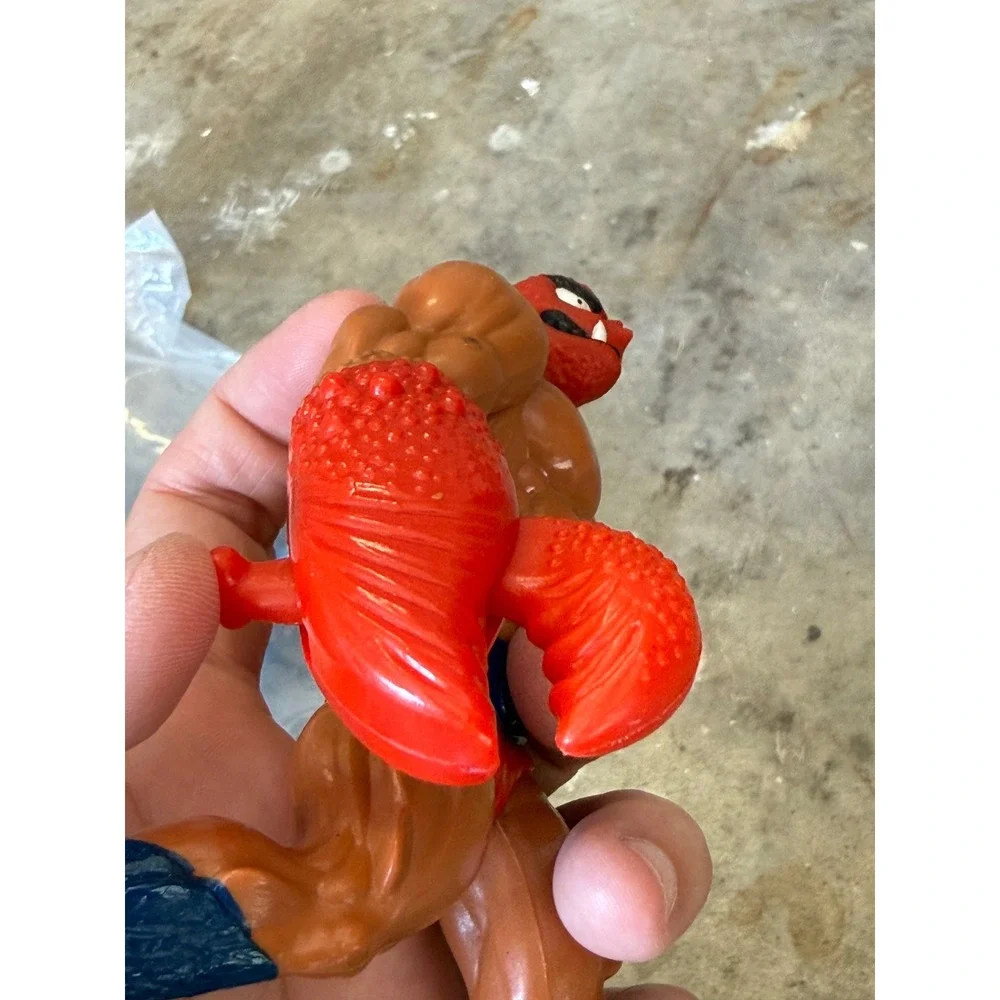 Mattel Masters of the Universe Clawful Action Figure Vintage 1981 MOTU Red Blue